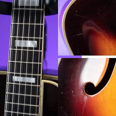 1940 D’Angelico Style B ArchTop Tobacco Burst image 5