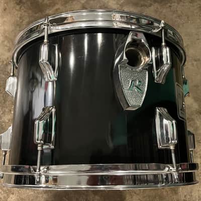 Rogers Big R 13, 16, 22 Londoner 70s black drum set image 11