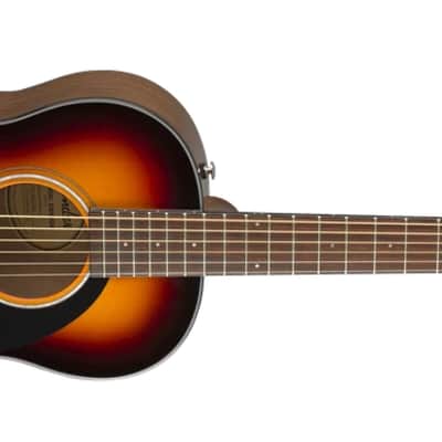 Fender Classic Design CP-60S Parlour Sunburst Acoustic Guitar image 3