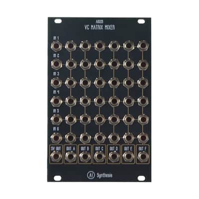 AI Synthesis AI028 Voltage Controlled Matrix Mixer - Black image 1