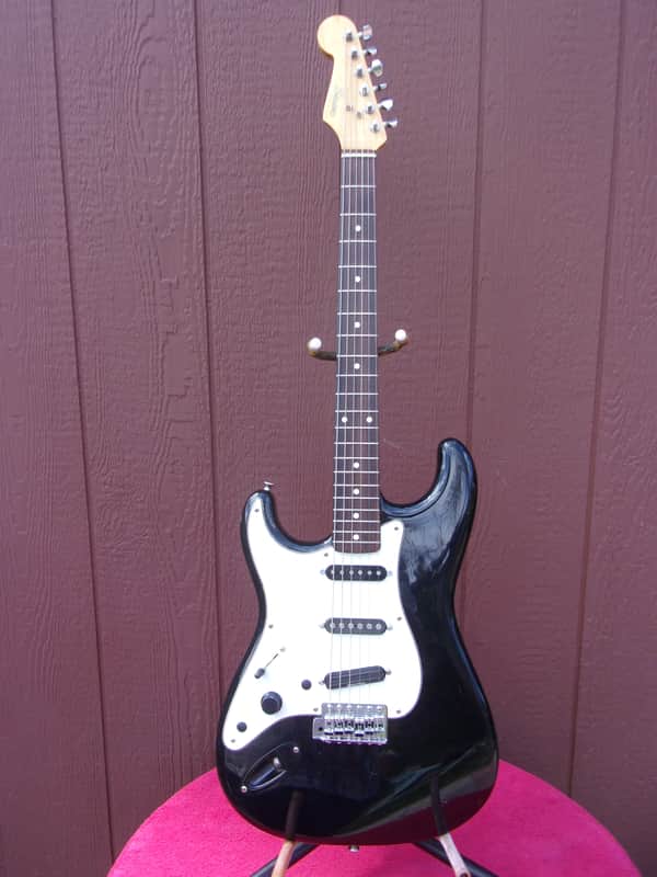UPDATE: MIJ Squier LEFTY Strat, E6 serial, Duncan's, one knob, OG block/tuners, no stripe, Cipollina image 1
