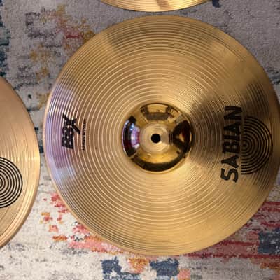 Sabian B8X Cymbal Set: 14" Hi Hats, 14" Thin Crash, 18" Crash Ride, & B8 Pro 16" O-Zone Crash image 3
