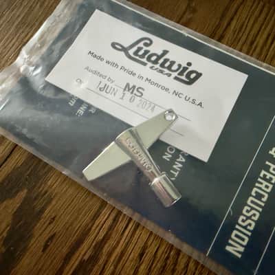 Brand New - Unopened 2024 Ludwig warranty card and drum key image 3