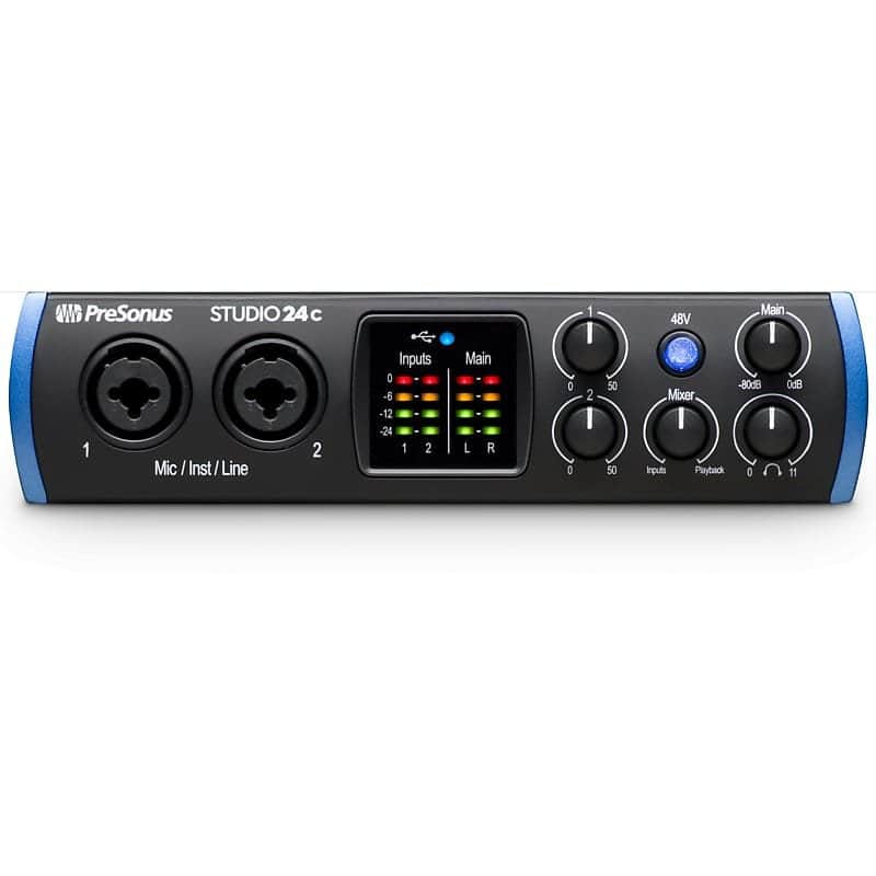 PreSonus Studio 24c, USB-C Compatible- Audio Interface image 1