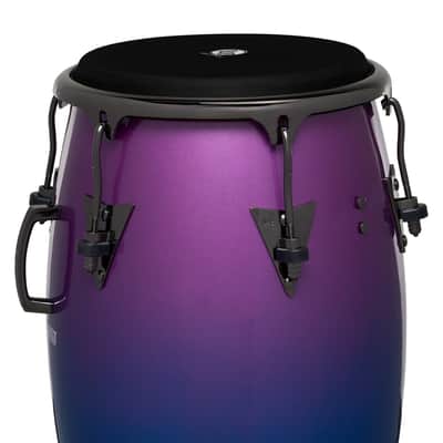 LP Latin Percussion Tony Succar 12-1/2" Tumba Rainbow Black Nickel image 3