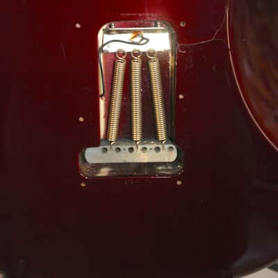 2006 Fender Standard Stratocaster Made in Mexico Midnight Wine W/Hard Shell Case image 13