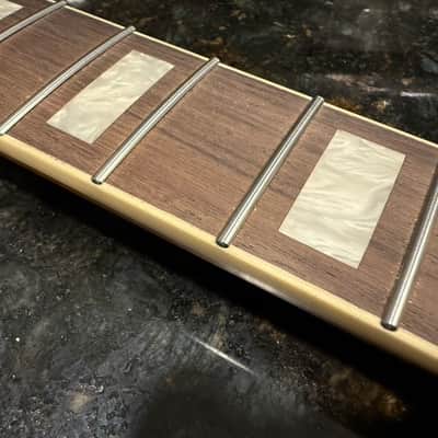 Real Life Relics Nitro 1A Curly Flame Maple Roasted Jazzmaster® Stratocaster® Style Neck Rosewood 21 Fret JMRFMR  #1 image 3