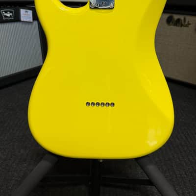Fender "Tom DeLonge Stratocaster®", Graffiti Yellow with Deluxe soft case image 4