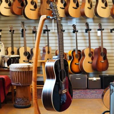Eastman PCH2-TG-BK Sitka Spruce/Rosewood Travel Acoustic Guitar Black w/Padded Gig Bag image 5
