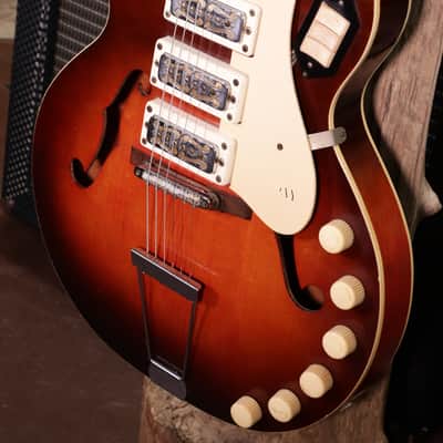 Harmony Holiday Early 1960's - Dark Sunburst image 6