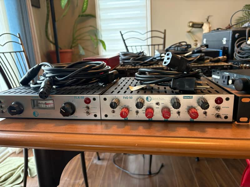 Summit Audio FeQ-50 Dual-Path 4-Band Passive Parametric Equalizer 2010s - Silver image 1