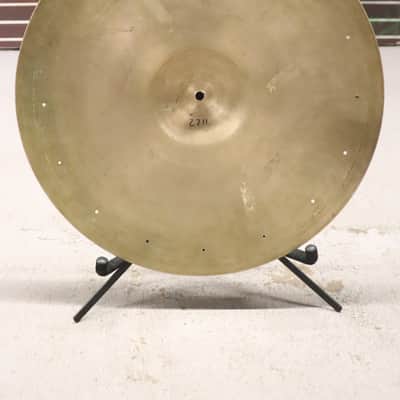 Zildjian 21" A Avedis Sizzle Ride Cymbal Vintage 1960's 2,711g's image 8