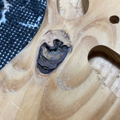 Unmarked Duo Sonic/Offset Style Guitar Body image 7