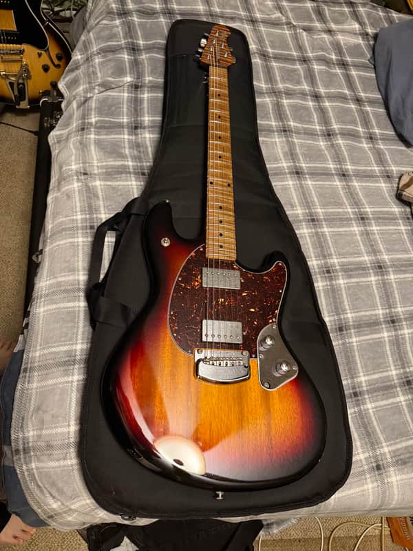 Ernie Ball Music Man StingRay RS with Maple Fretboard 2018 - 2020 - Vintage Sunburst image 1