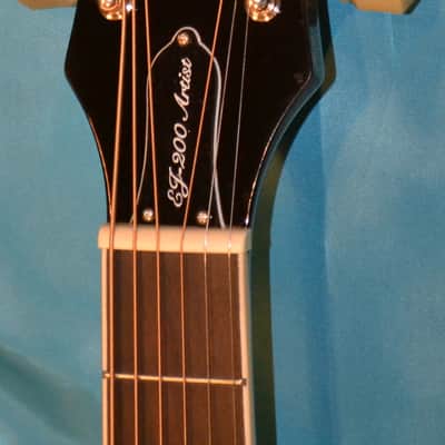 Epiphone EJ-200 Artist Acoustic w/ Case Transparent Black image 5