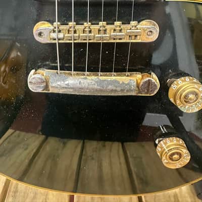 1972 Gibson Les Paul Custom Black Solid Body Electric Guitar image 4