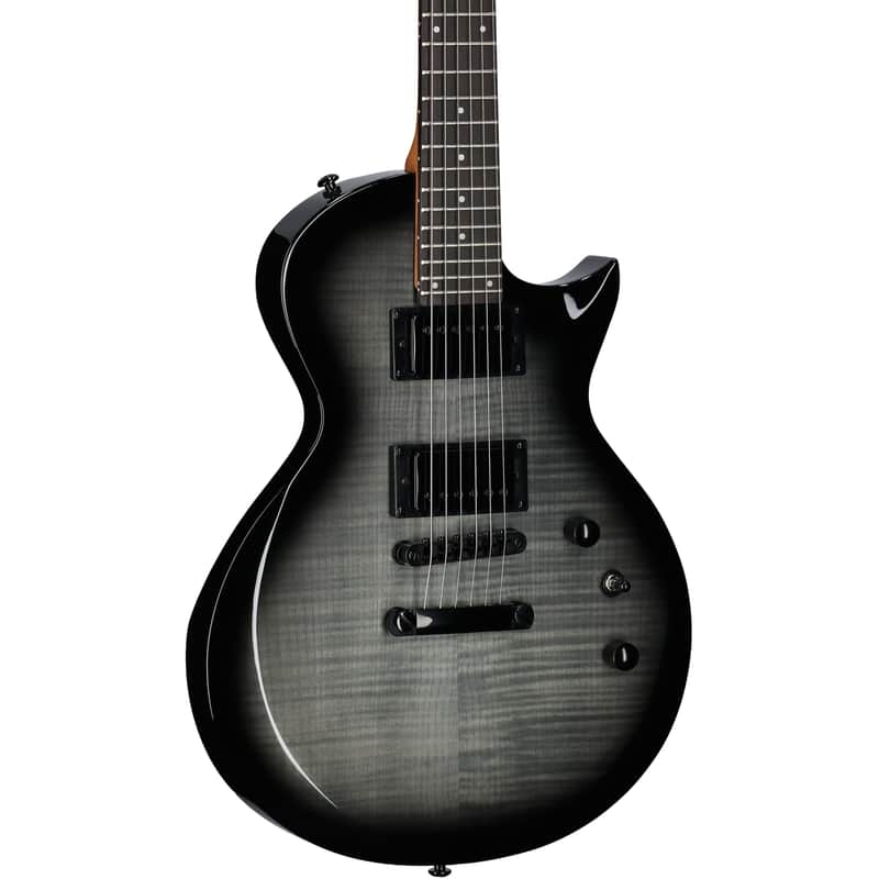 ESP LTD EC-200DX FM Electric Guitar, Charcoal Burst image 1