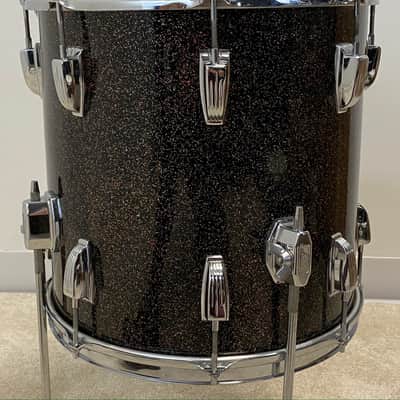 Ludwig 12x18"/8x12"/14x14"Jazzette w/ 5x14" Jazz Fest - Finest known. VIDEO. Rare Black Galaxy image 13