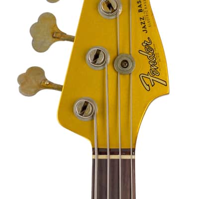 2024 Fender Custom Shop Time Machine Collection '63 Jazz Bass Journeyman Aged Aztec Gold image 5