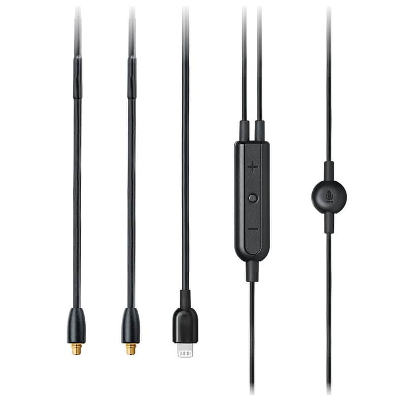 Shure RMCE-LTG Lightning Accessory Cable for SE Earphones with Remote and Microphone image 1