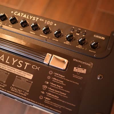 Line 6 Catalyst 100 2-Channel 100-Watt 1x12 Modeling Guitar Combo- Black image 5