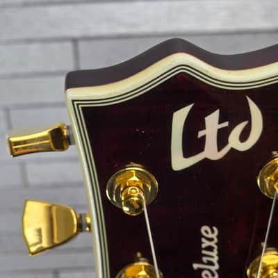ESP LTD EC-1000T CTM Flamed Maple - See Thru Black Cherry image 21