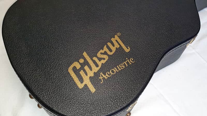 Gibson Case – Vintage Dreadnought Old Stock Koffer Plüsch BLAU image 1