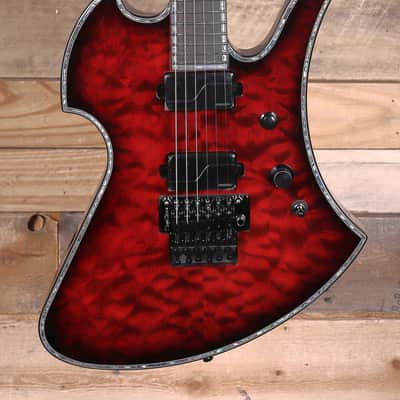 BC Rich Mockingbird Extreme Exotic Electric Guitar Black Cherry w/ Floyd Rose image 1