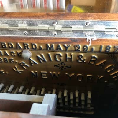 Kranich & Bach April 11 1896 Upright Piano 1896 Brown image 5