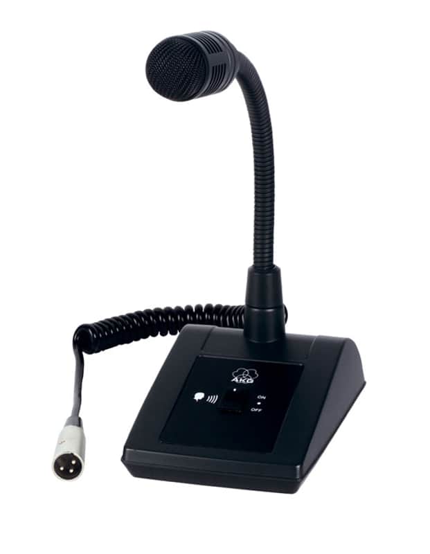 Mint AKG DST99S Cardioid Gooseneck Microphone with Base and XLR-M Coiled Cable image 1