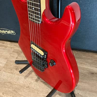 Kramer Baretta Vintage 1984 Custom Candy Apple Red Matching Headstock USA image 3