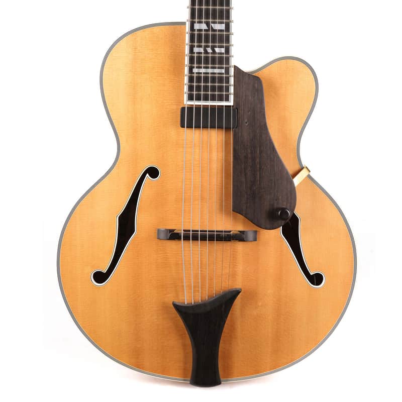 Goodman X-17-7 Seven-String Archtop Guitar Natural image 1