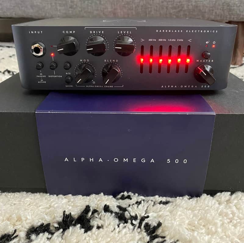 Darkglass Electronics Alpha Omega 500 500-Watt Bass Amp Head 2020 - Present - Blue image 1