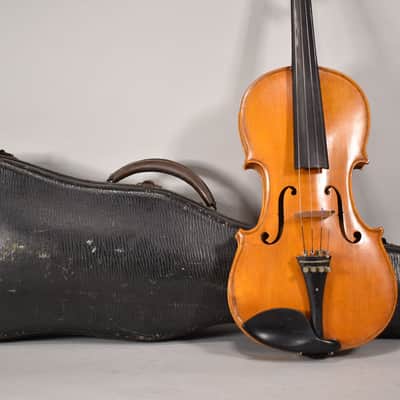 1926 Neuner & Hornsteiner 4/4 Violin Natural Finish w/OHSC image 3