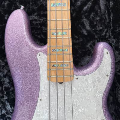 Fender Limited Edition Adam Clayton Precision Bass 2017 - Purple Sparkle image 12