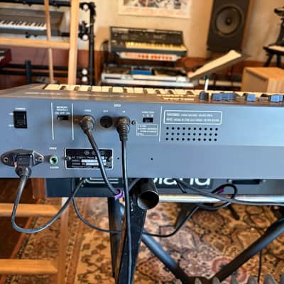 Roland Juno-106 61-Key Programmable Polyphonic Synthesizer 1984 - 1985 - Black image 9
