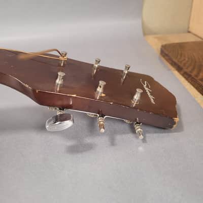Silvertone Archtop Acoustic Guitar 1960s - Sunburst image 17