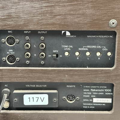 Vintage Nakamichi 1000 Tri-Tracer 3-Head Cassette Deck image 9
