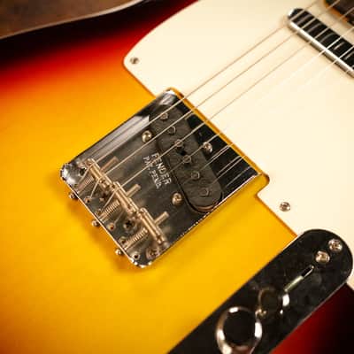 (Mint) Fender Custom Shop 1959 Telecaster Custom NOS in Maroon 3-tone Sunburst image 4