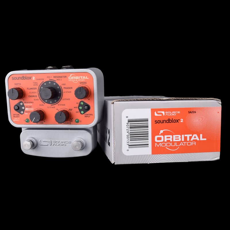 2010s Source Audio Soundblox 2 Orbital Modulator Orange