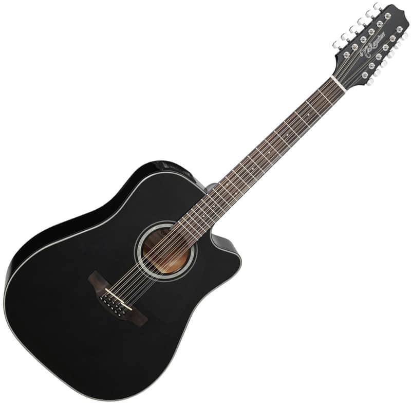 Takamine GD30CE-12BLK 12 String Acoustic Electric Guitar Black B-Stock image 1