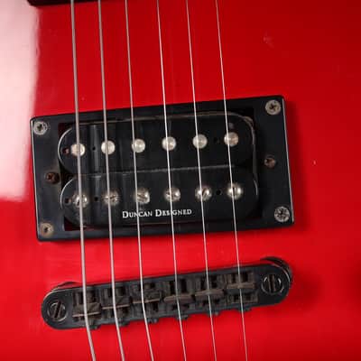 B.C. Rich Neck Through Series Warlock Electric Guitar - Blood Red NT image 10