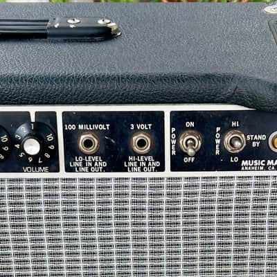 Music Man 112 RP One Hundred 100-Watt 1x12" Guitar Combo with Phaser 1980 - 1984 - Black with Black Badges image 5