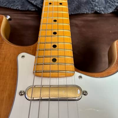 Fender Rarities Series Flame Koa Top American Original '50s Stratocaster with Maple Fretboard 2019 - Natural image 6