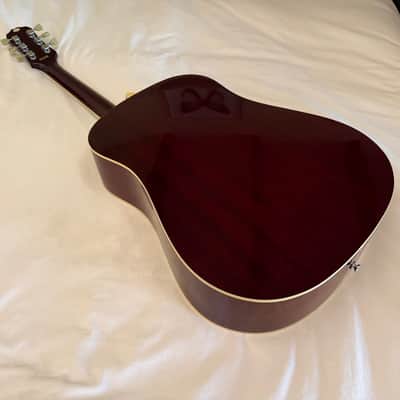 Vintage 1996 Epiphone Hummingbird - Cherry Sunburst - Made in Korea (MIK) - Free Pro Setup image 16