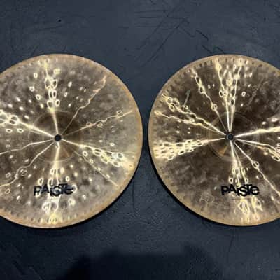 Paiste 14" Alpha Power Hi-Hat Cymbals (Pair) 1992 - 2006 - Traditional image 2