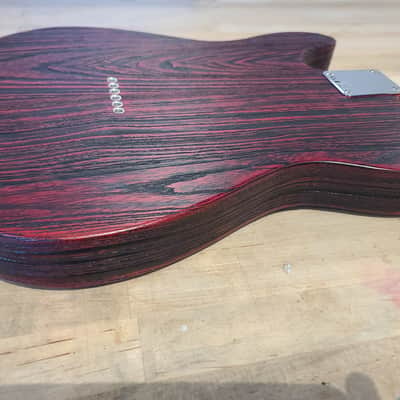FENDER LMITED EDITION SANDBLASTED TELECASTER ELECTRIC GUITAR CRIMSON RED FINISH W/CASE image 17