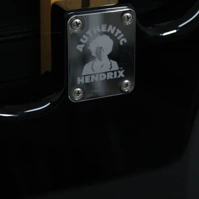 2015 Fender Jimi Hendrix Stratocaster Black w/ Gig Bag image 5