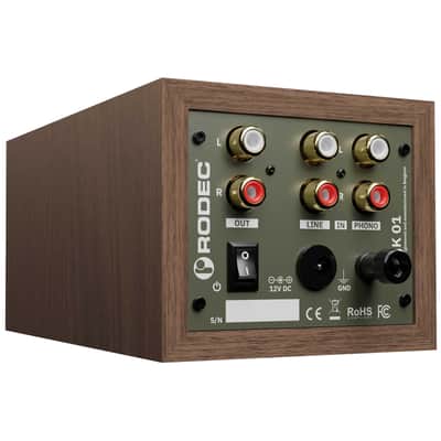 Rodec BUNK 01, Walnut Green - MM Phono Preamp. - Turntable preamp image 4