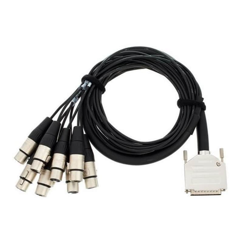 Cordial Sub-D 25-pin plug to 8x XLR-female image 1
